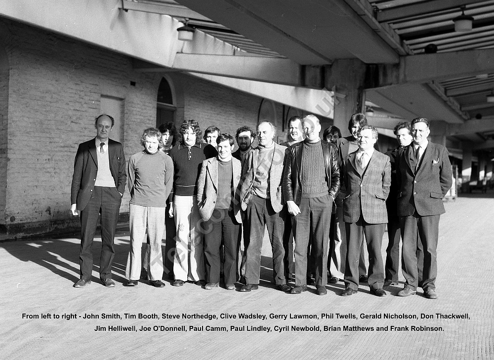 Derby Telecoms staff. March 1977